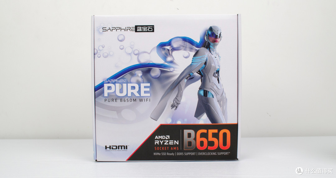 来自66.5°纬线纯白美学,蓝宝石 PURE 极地 B650M WIFI 主板体验