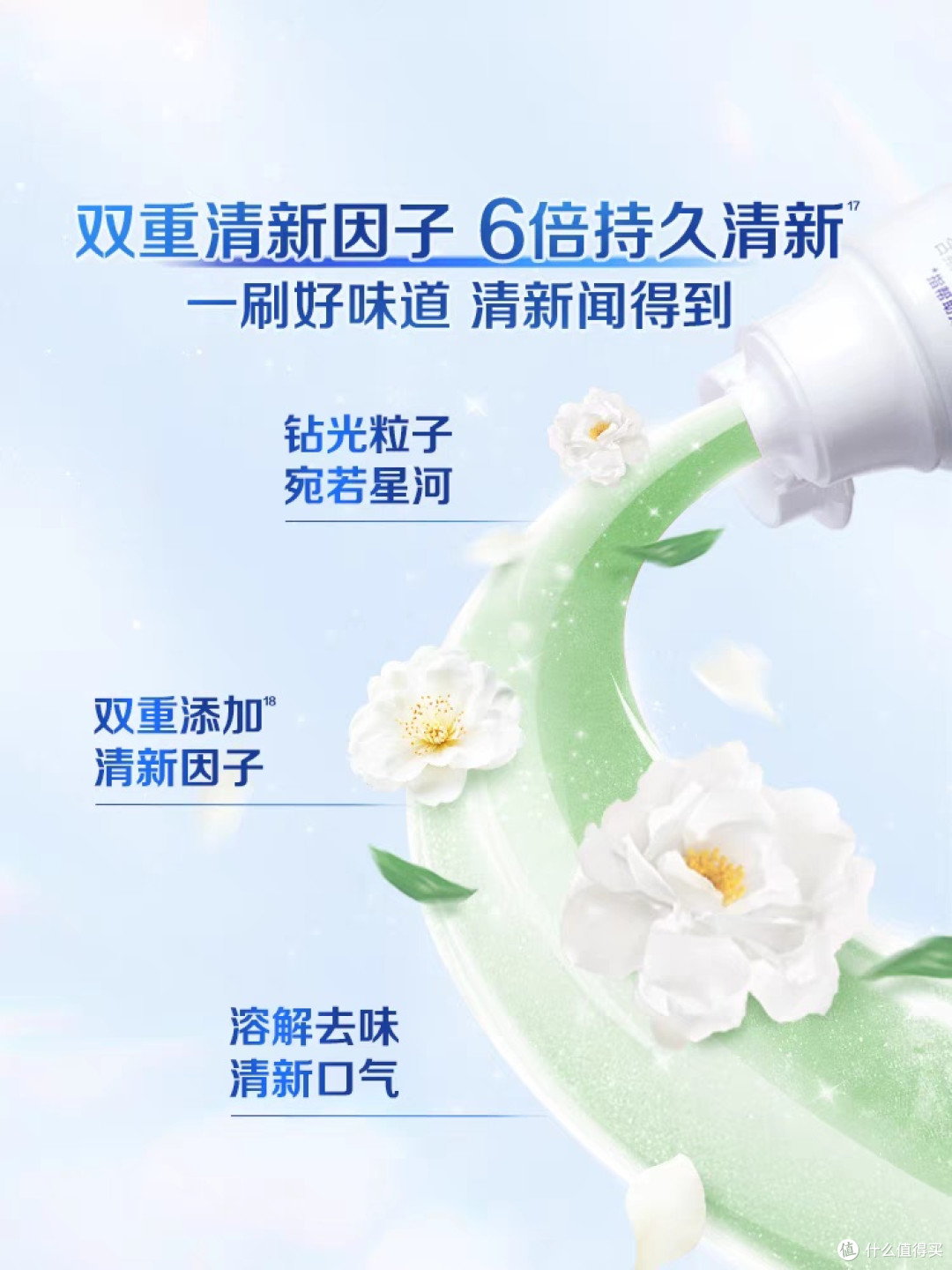 超值薅羊毛!佳洁士茉莉山茶牙膏40g锁白系列,京东直播间一分钱带回家!