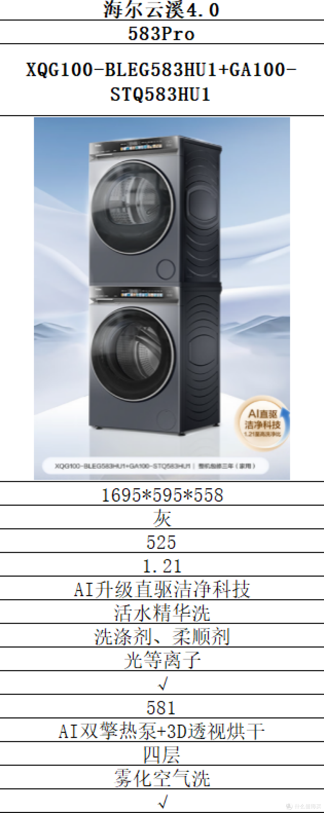618洗烘套装选购攻略,海尔云溪系列有什么区别,哪几款最值得买