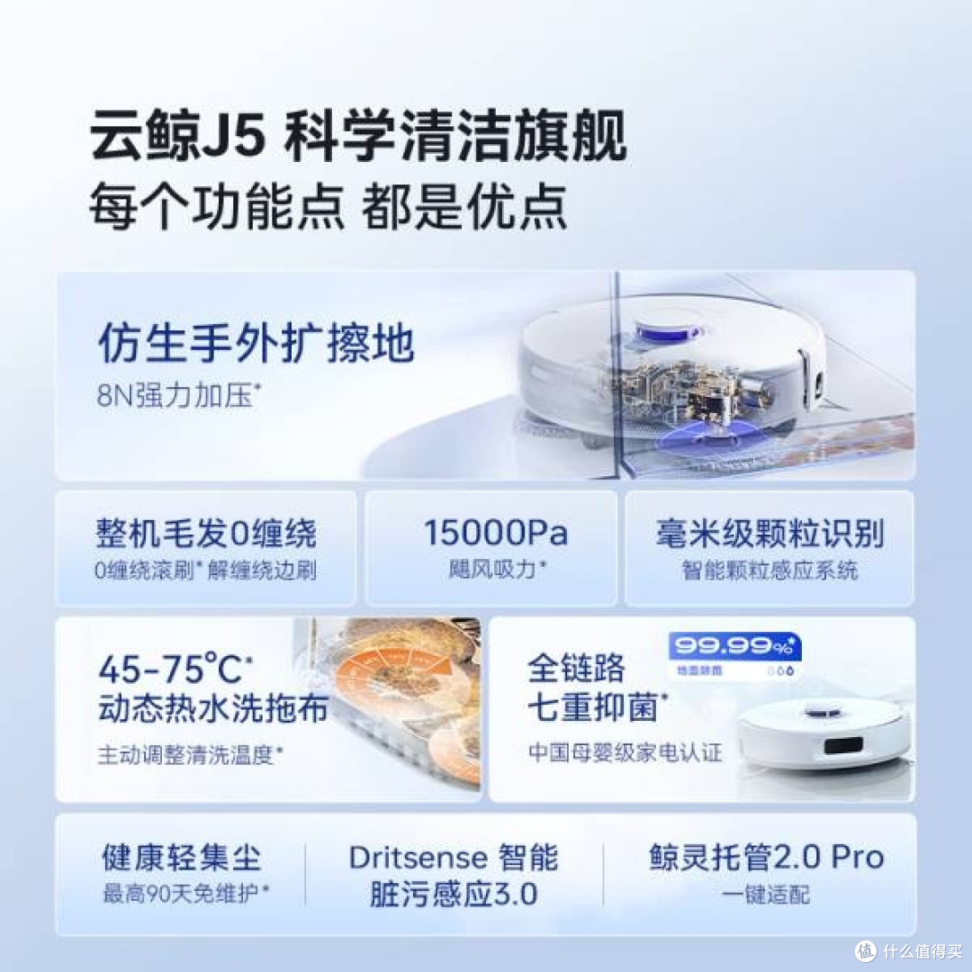 云鲸J5扫地机器人水箱版：智能家居生活的轻松之选