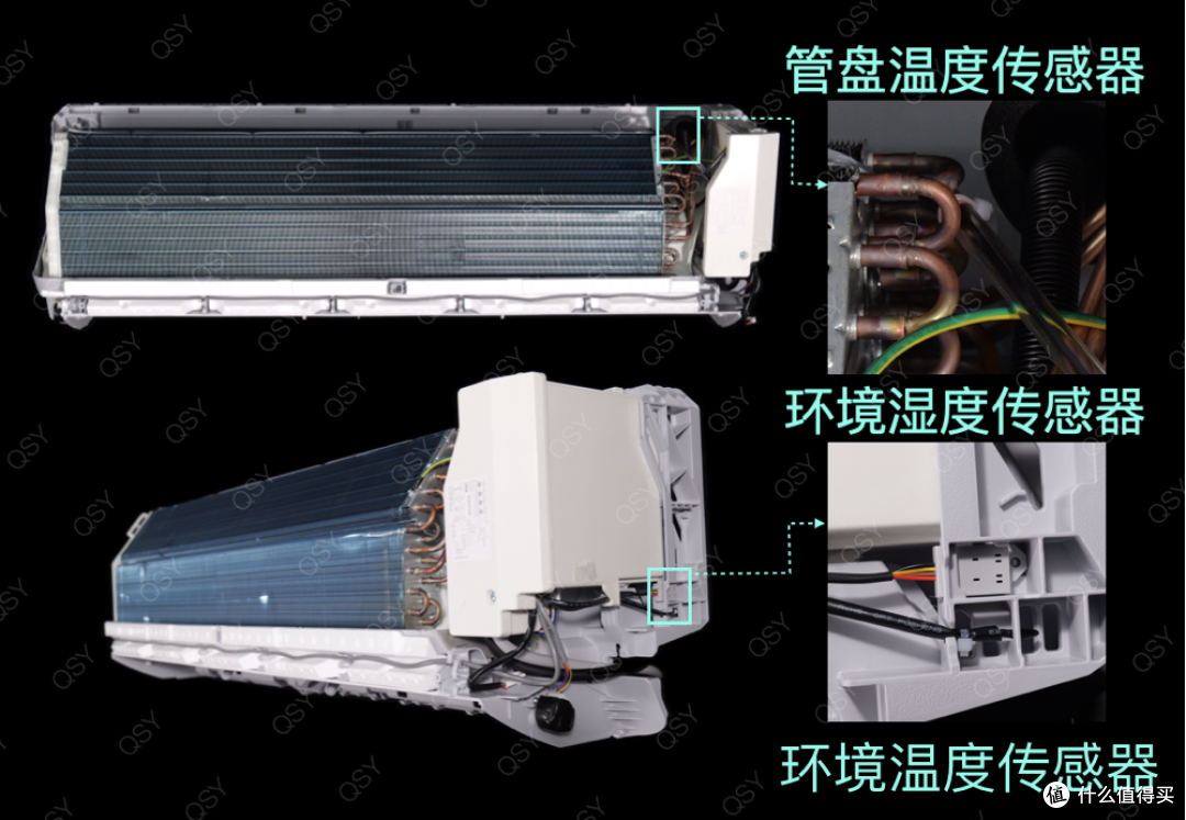 拆小米巨省电Pro 2匹空调挂机 15cc双缸压缩机配3匹大内机