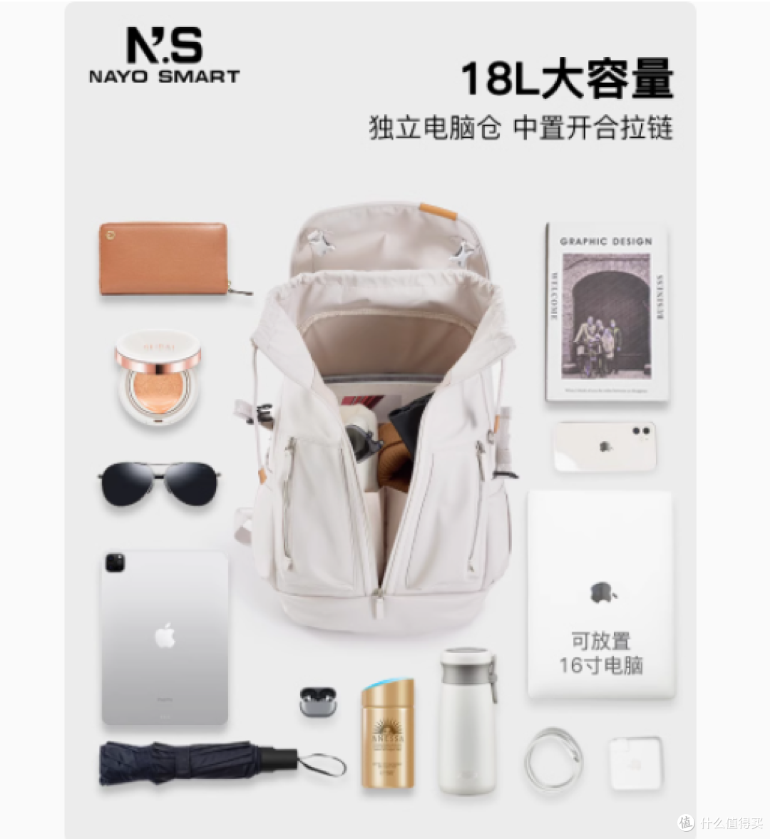 NAYOSMART Urban U5 双肩背包:通勤与旅行的完美伴侣