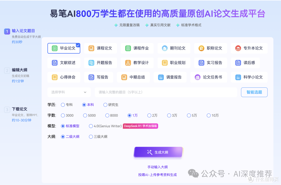 从0到1写论文,精选5款ai写作工具,从论文生成到降重一步搞定