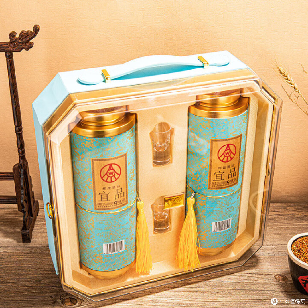 五粮液仙林生态 宜品辉煌腾达千里江山卷轴 52度 500ml*2 礼盒装