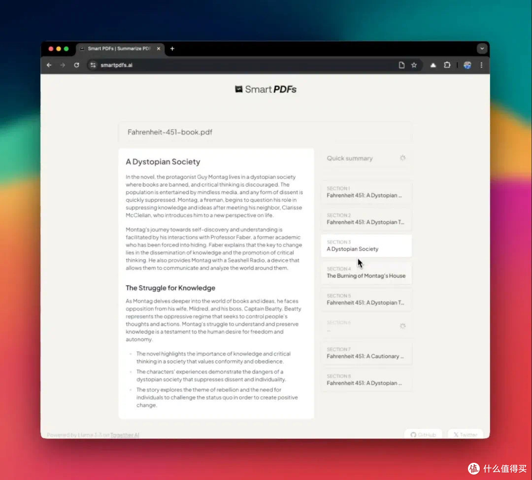 Smart PDFs,AI帮你总结文档?