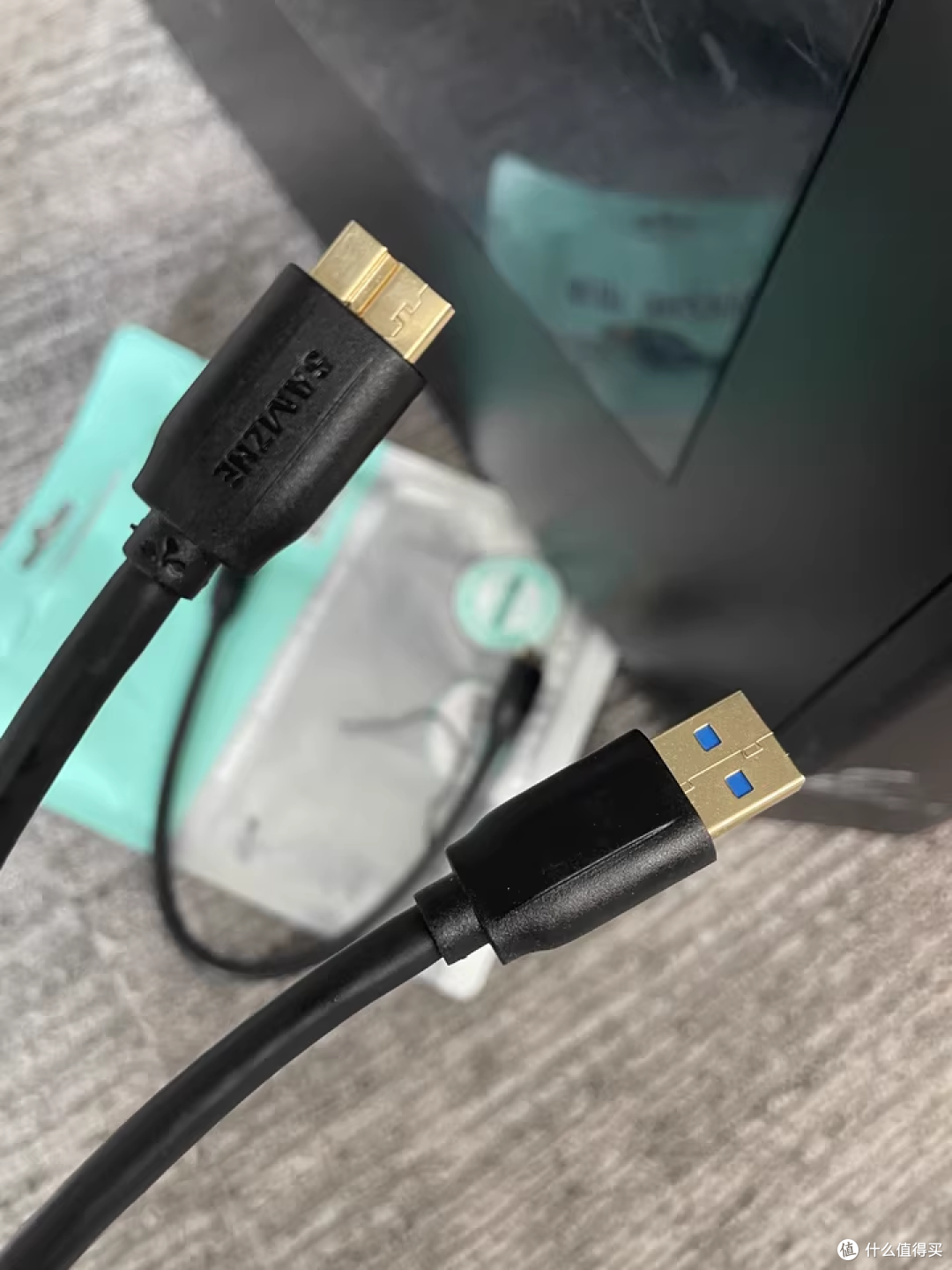 挖到宝了！山泽USB3.0移动硬盘数据线超绝