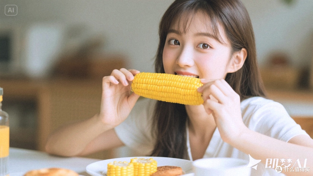 🌽甜糯黄玉米早餐测评:打工人救命神器,软糯拉丝太上头!