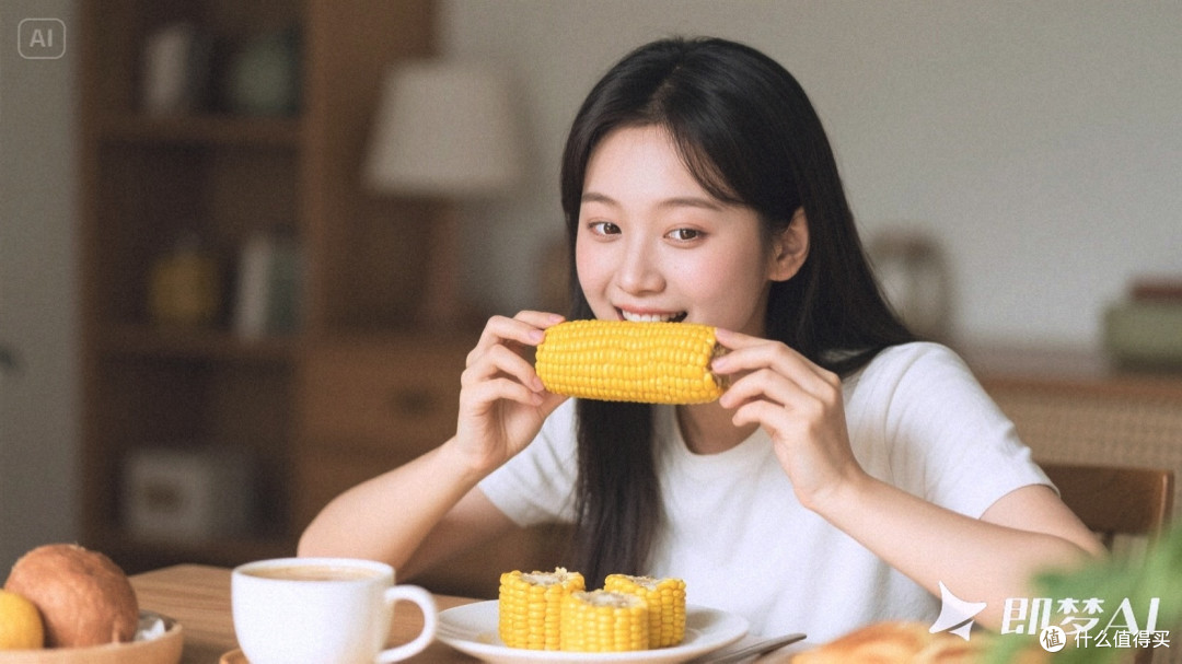 🌽甜糯黄玉米早餐测评:打工人救命神器,软糯拉丝太上头!