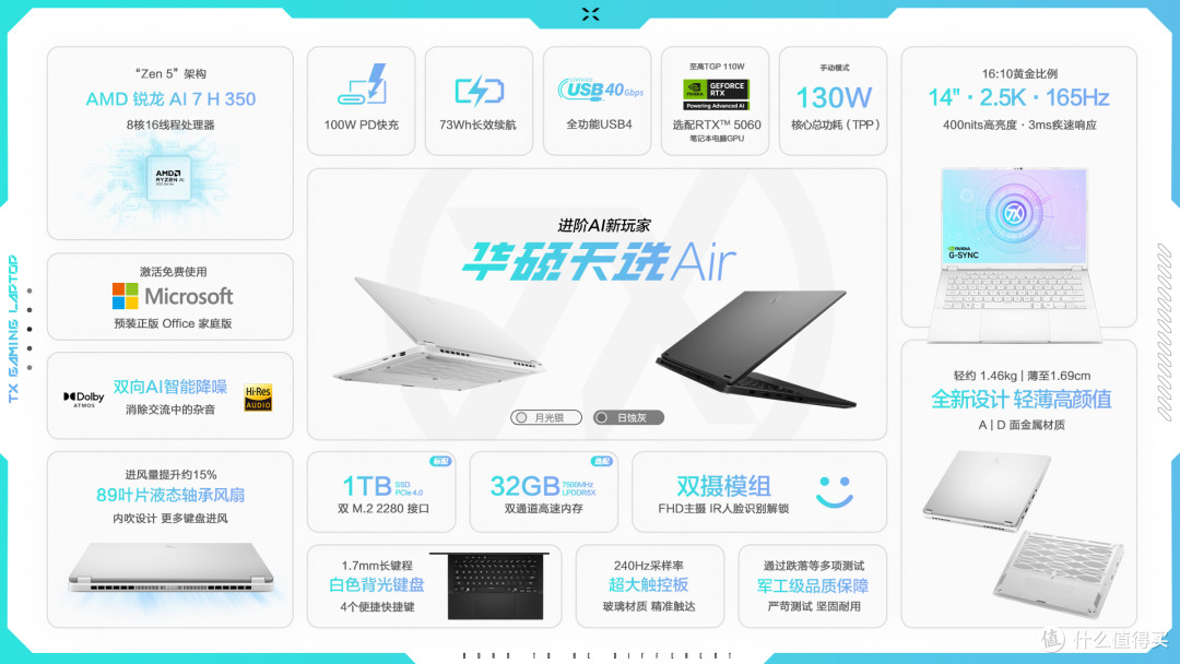 不足六千元起:华硕天选6系列、天选Air 2025发布,性能颜值全要