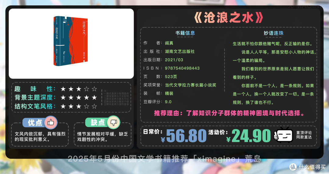 【25年5月文学书籍推荐】告别书荒 18 本文学经典,你看过几本?