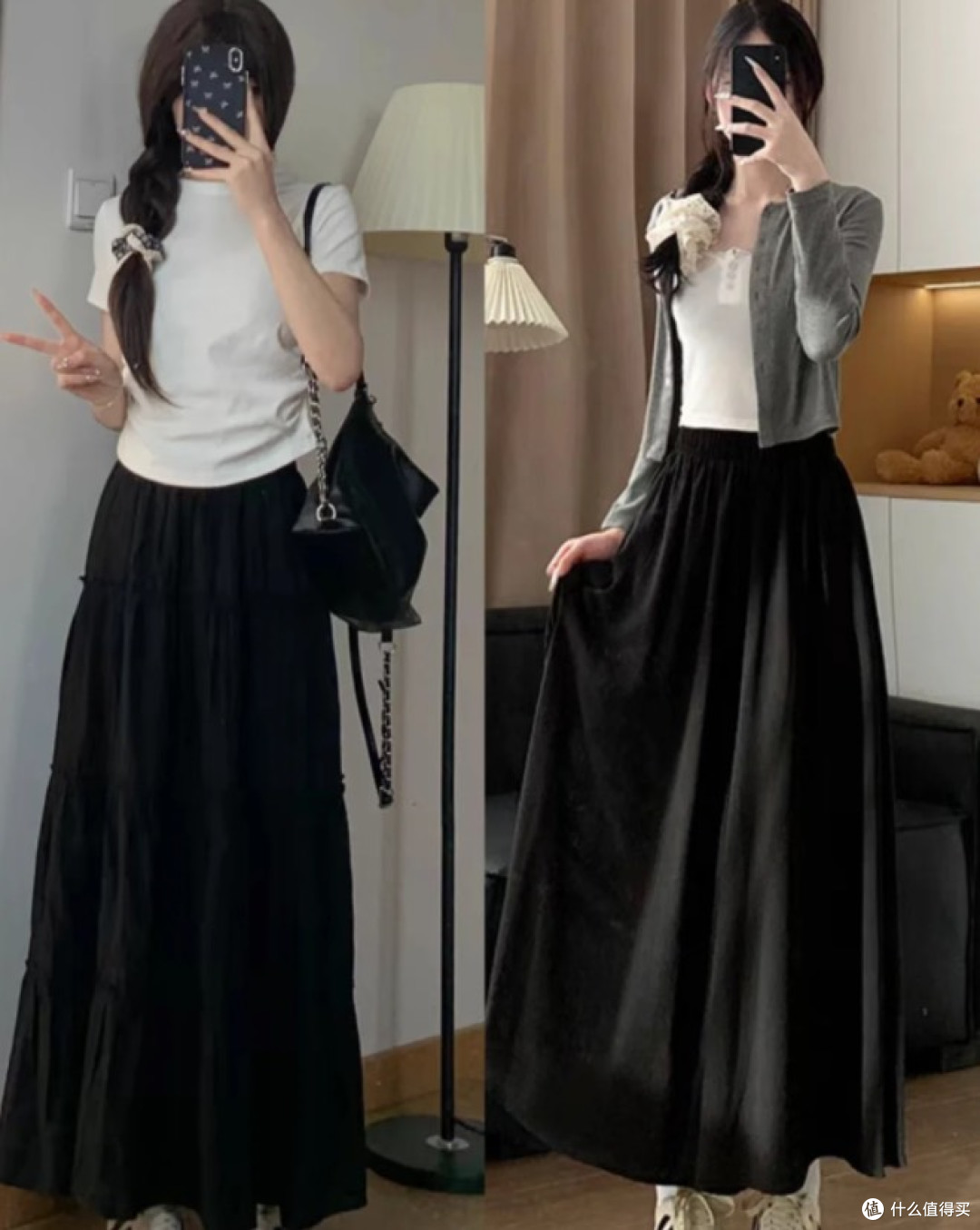 夏季女生裙装半身裙怎么搭配更好看?