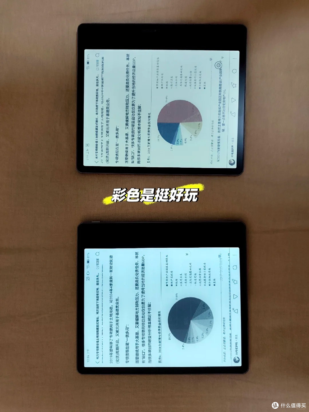真实自费对比文石 leaf5黑白和 leaf5c彩屏