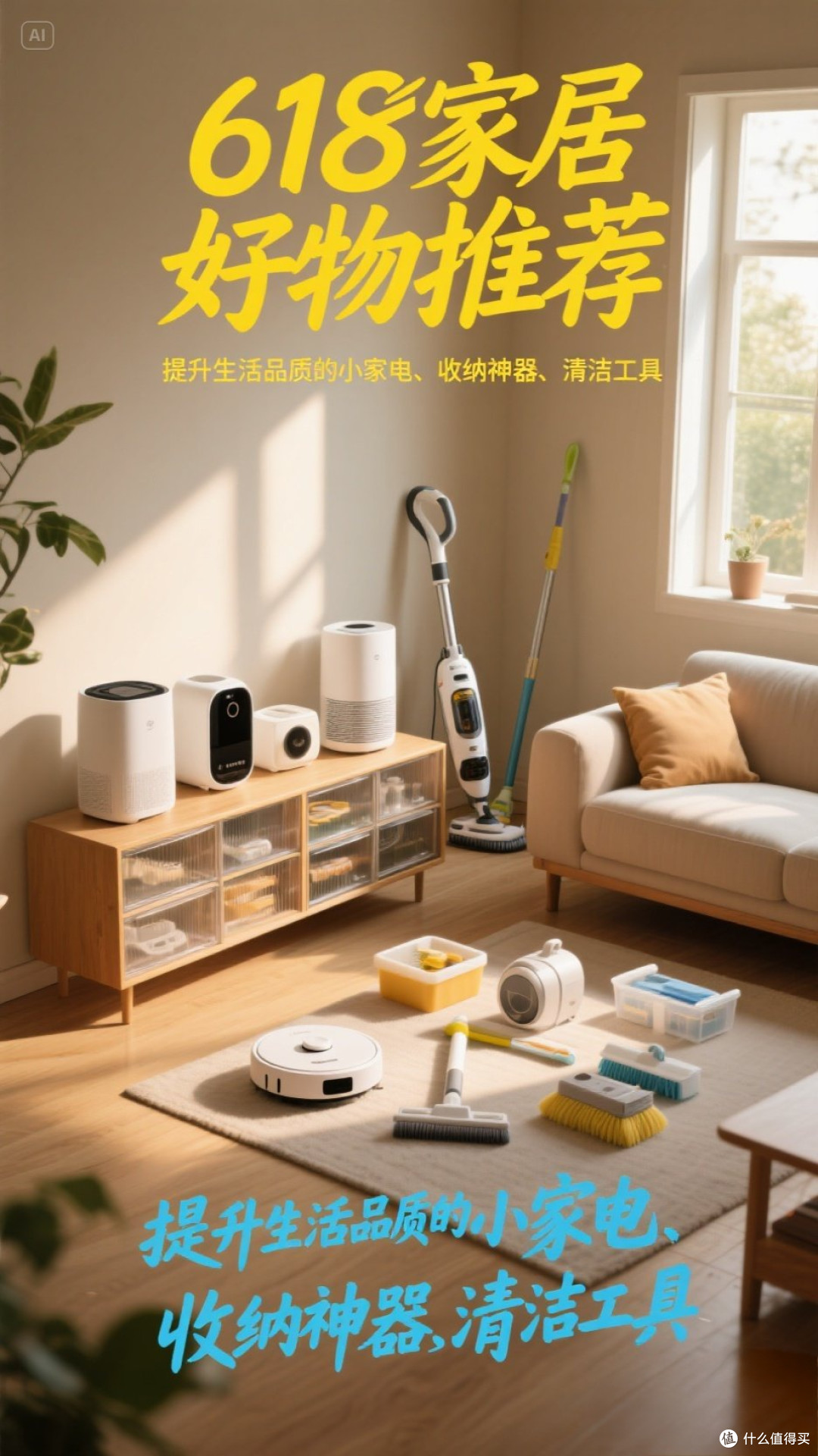 618家居好物推荐，提升生活品质的小家电、收纳神器、清洁工具