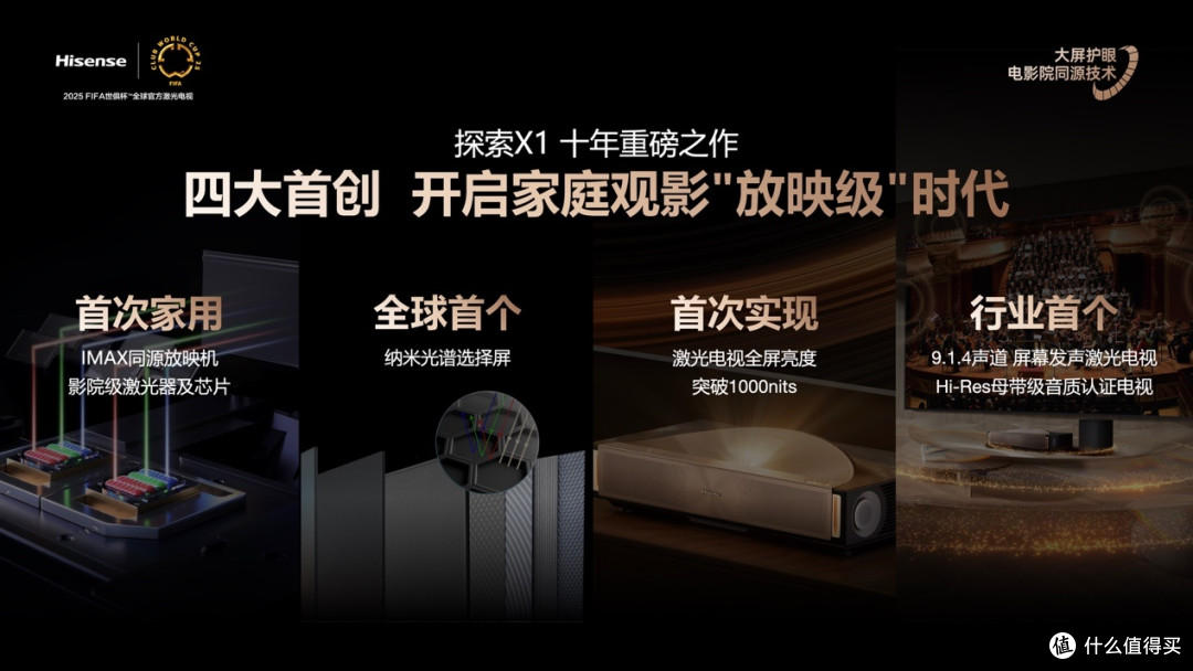全球首台1000nits激光电视海信探索X1 Ultra正式发布