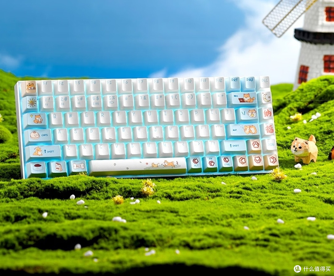 雷柏MT510PRO萌犬假日款机械键盘:萌趣与实用兼备