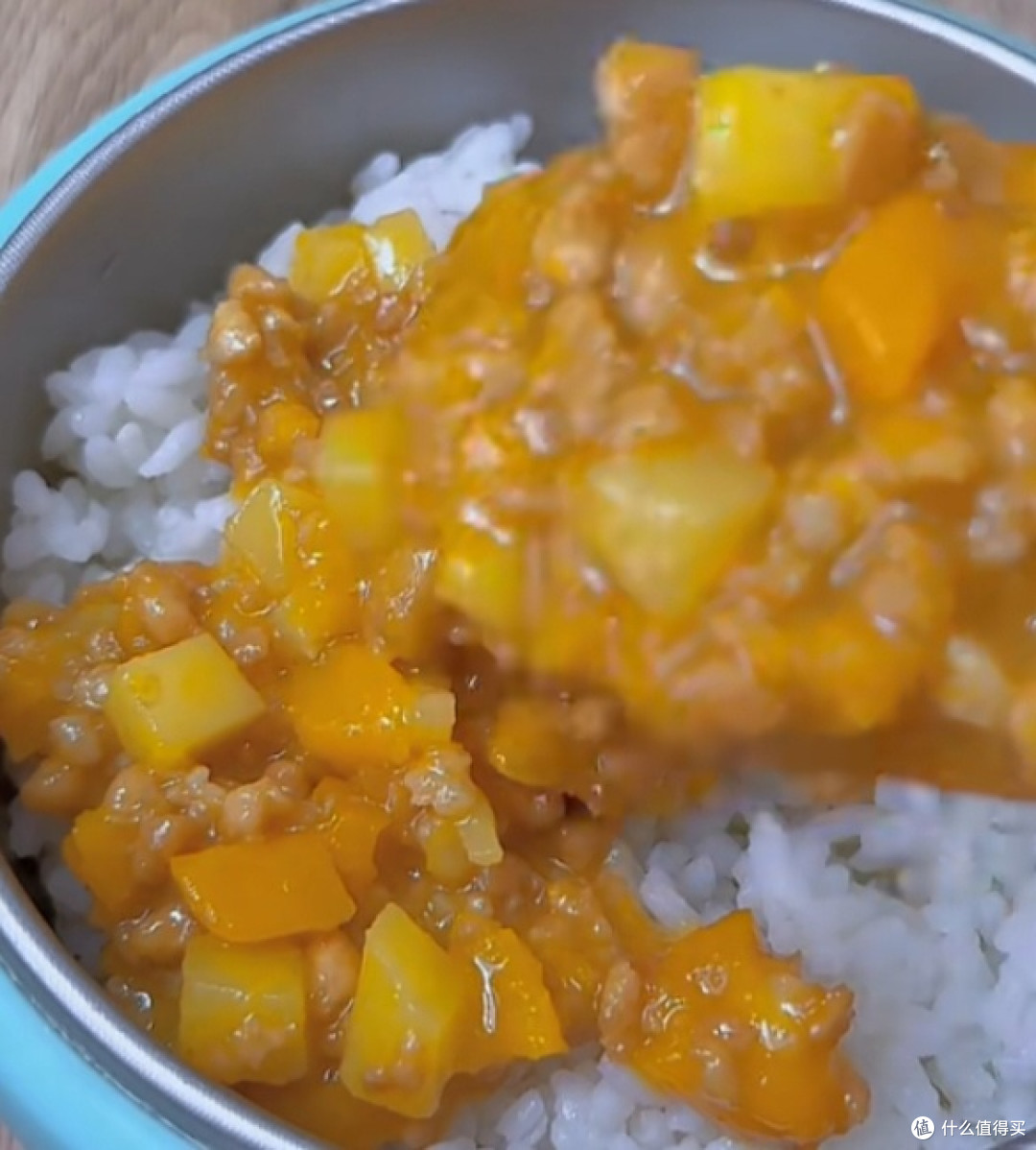 简单制作南瓜肉末泥，全家共享