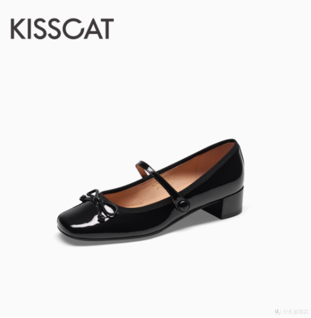 邂逅春日浪漫，KISSCAT接吻猫蝴蝶结玛丽珍鞋