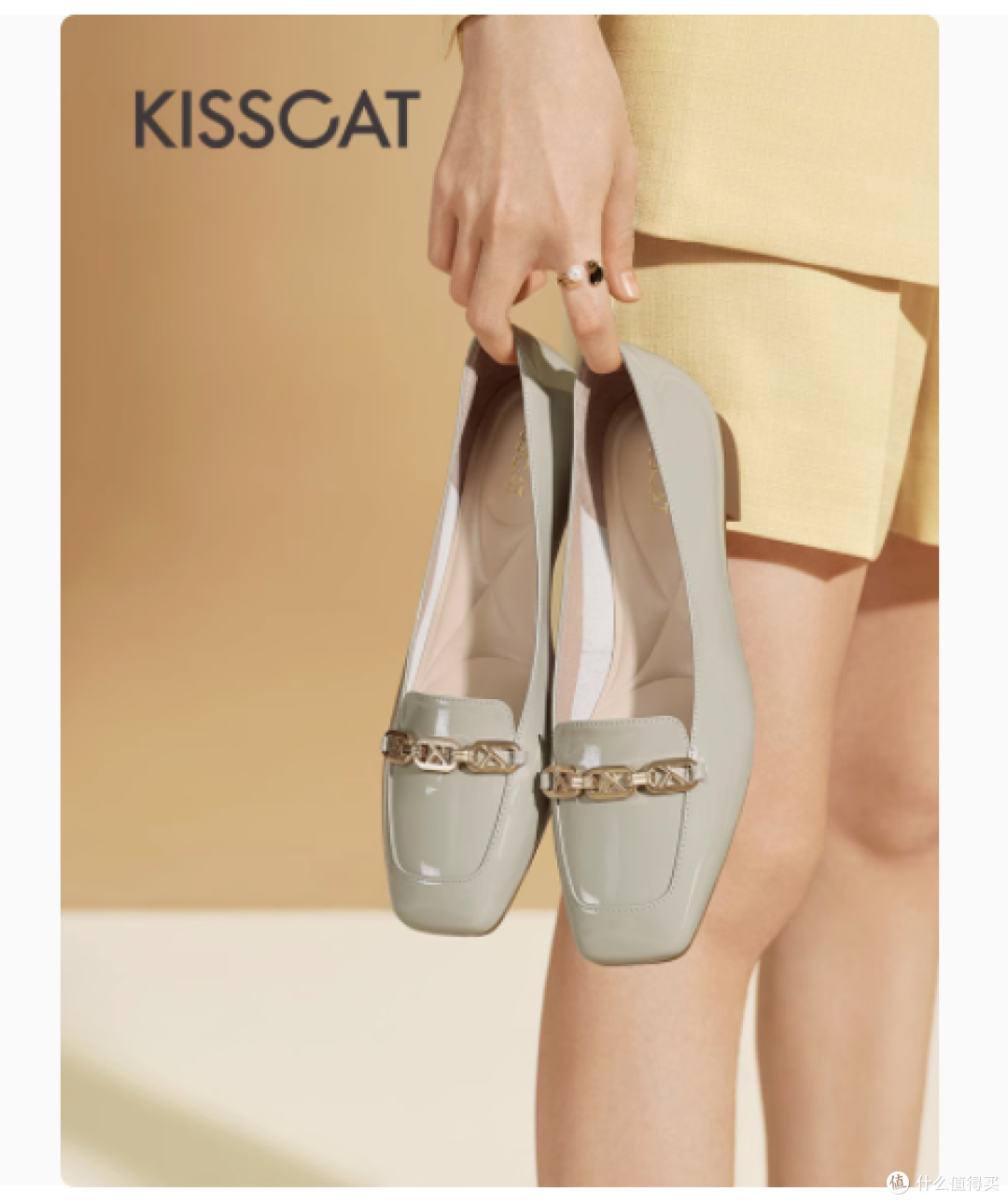 邂逅春日浪漫，尽享舒适通勤——Kisscat芭蕾乐福鞋