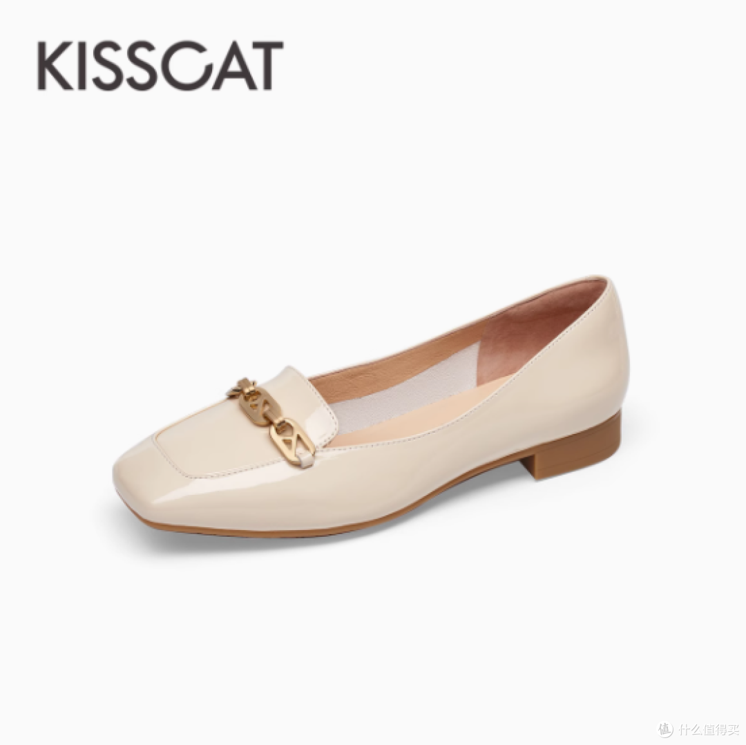 春日轻盈,职场新风尚——Kisscat芭蕾乐福鞋