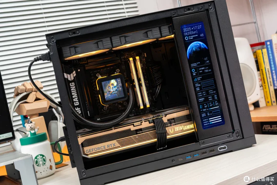 MATX小钢炮——华硕B850M重炮手+索泰5080AMP+闪鳞G600装机分享