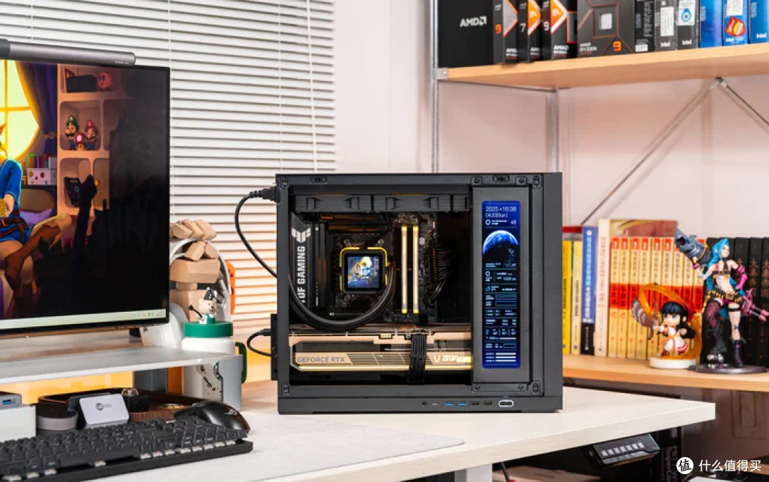 MATX小钢炮——华硕B850M重炮手+索泰5080AMP+闪鳞G600装机分享