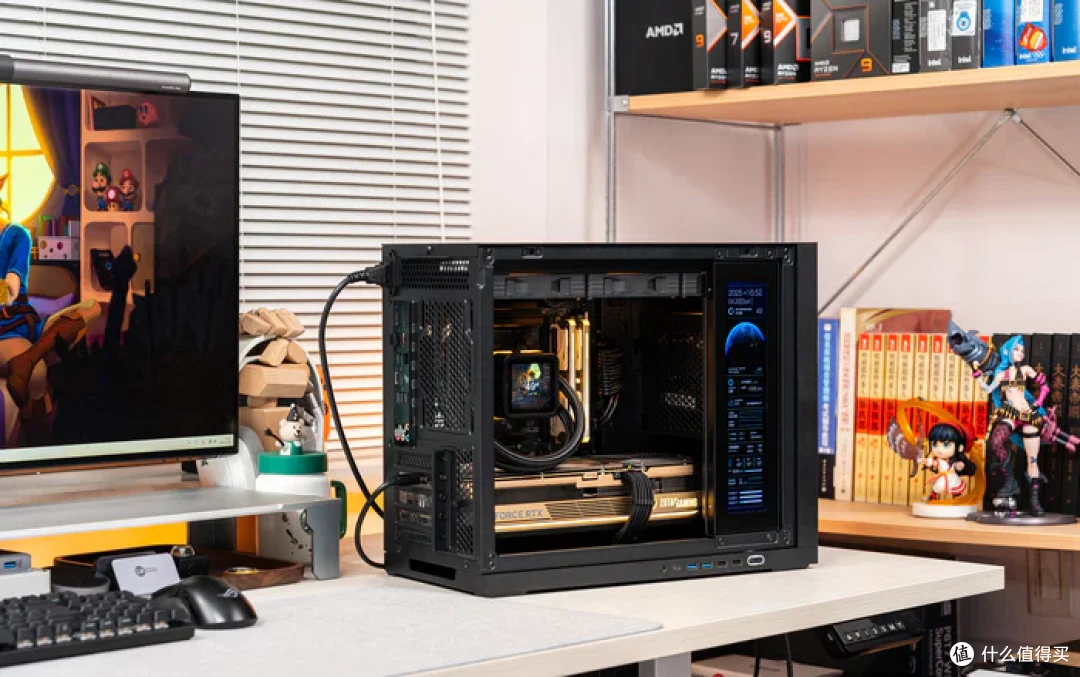 MATX小钢炮——华硕B850M重炮手+索泰5080AMP+闪鳞G600装机分享