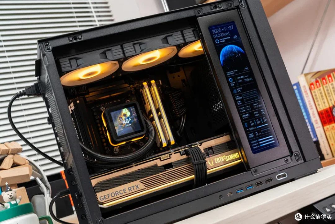 MATX小钢炮——华硕B850M重炮手+索泰5080AMP+闪鳞G600装机分享