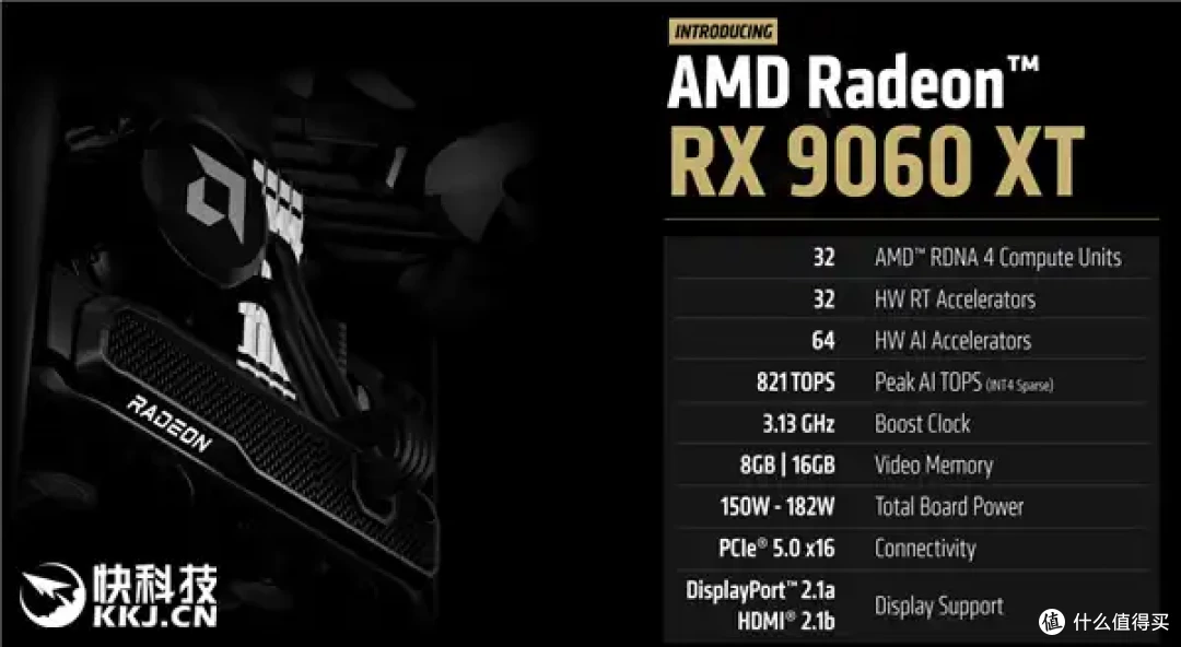 AMD正式发布RX 9060 XT：3.13GHz史上最高频！定价死死咬住5060