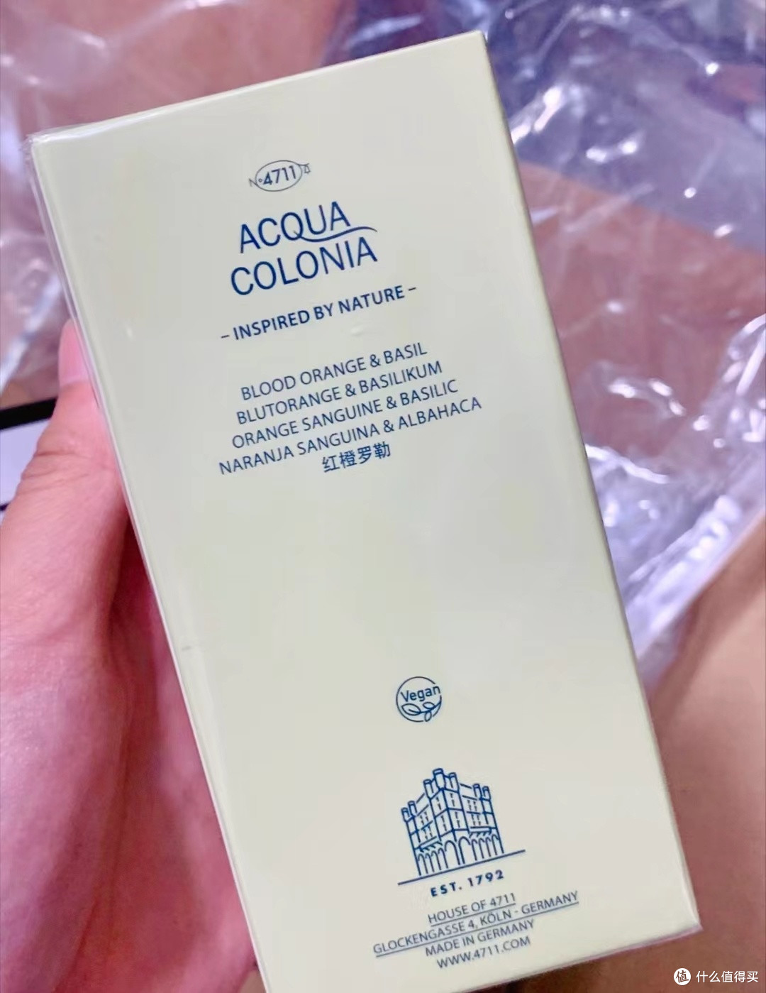 4711 红橙罗勒古龙水：清新酸甜，扩散出色