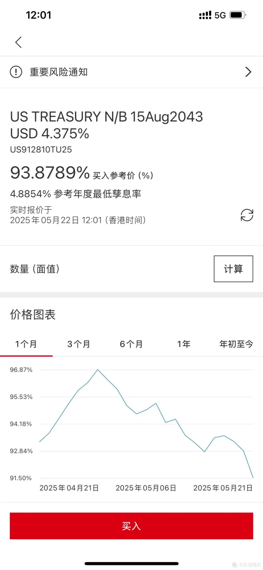 美债突破5.1%，实战买入手把手教学..._基金证券_什么值得买