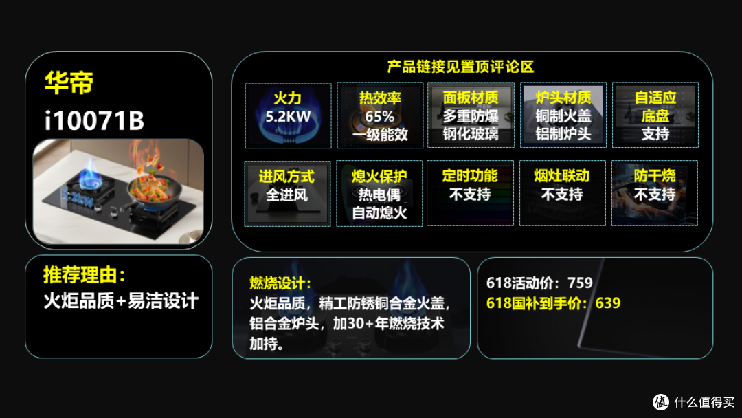 【618国补家电专题】篇一:燃气灶该怎么选?高性价比燃气灶推荐