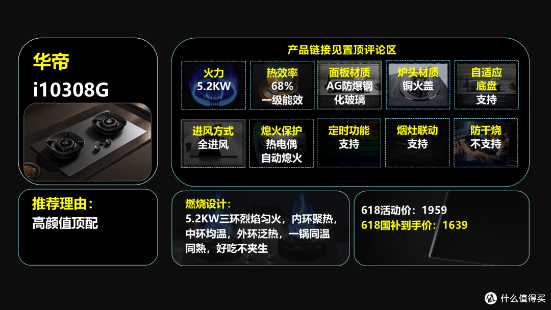 【618国补家电专题】篇一:燃气灶该怎么选?高性价比燃气灶推荐