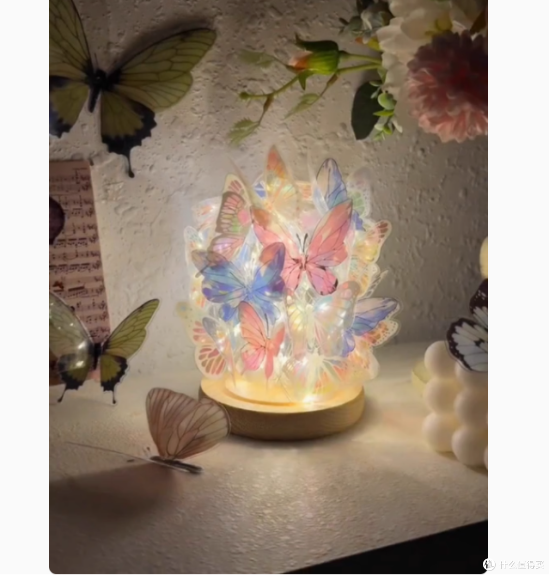 点亮爱的温馨角落——千寻的小木屋蝴蝶小夜灯DIY材料包