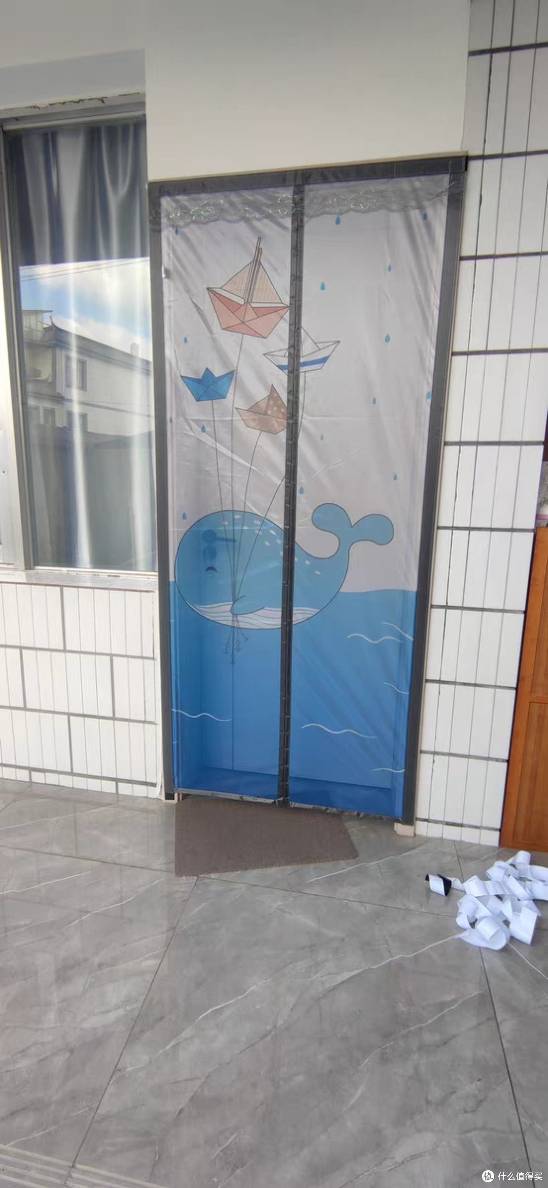 磁吸软纱门帘,轻松防蚊不伤墙