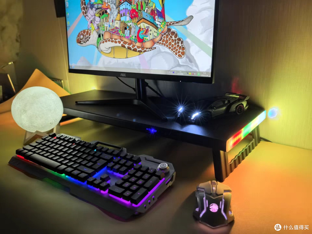 USB拓展坞的显示器增高架