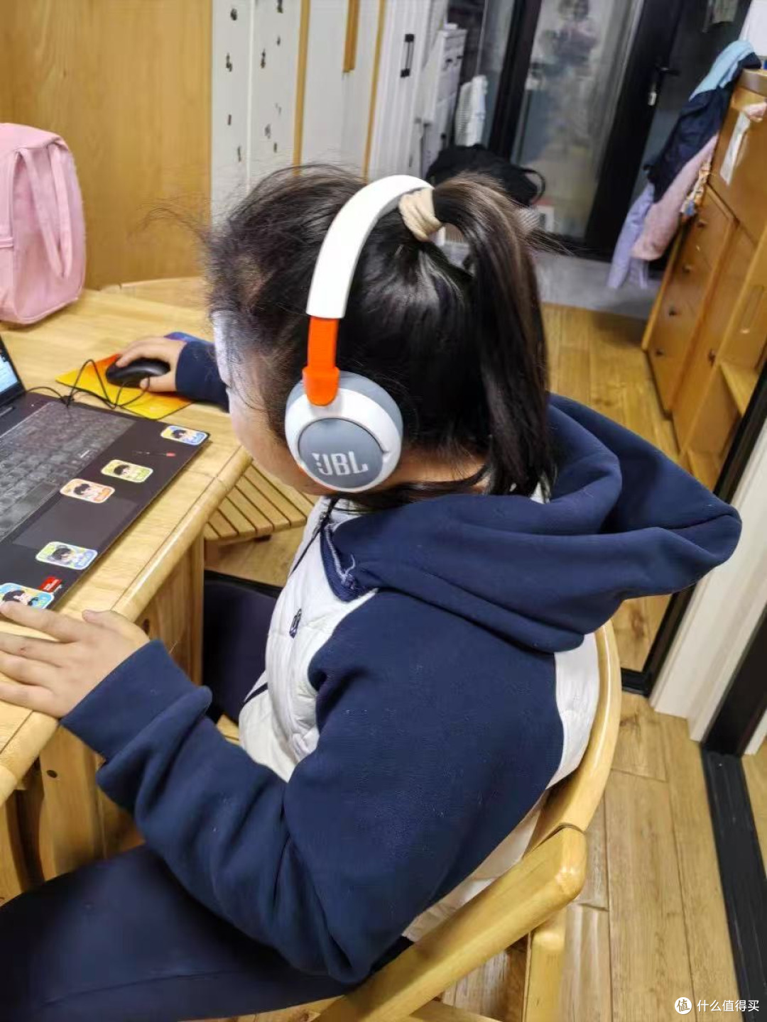 挖到宝了!JBL JR470NC儿童耳机,网课神器实锤