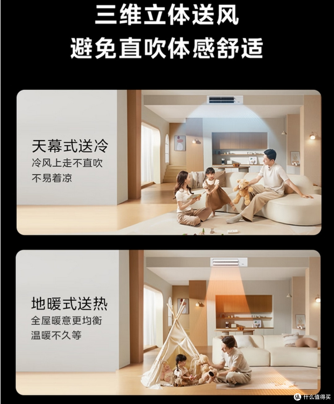 美的酷省电3匹超一级能效家用中央空调风管机：定义家庭能效美学