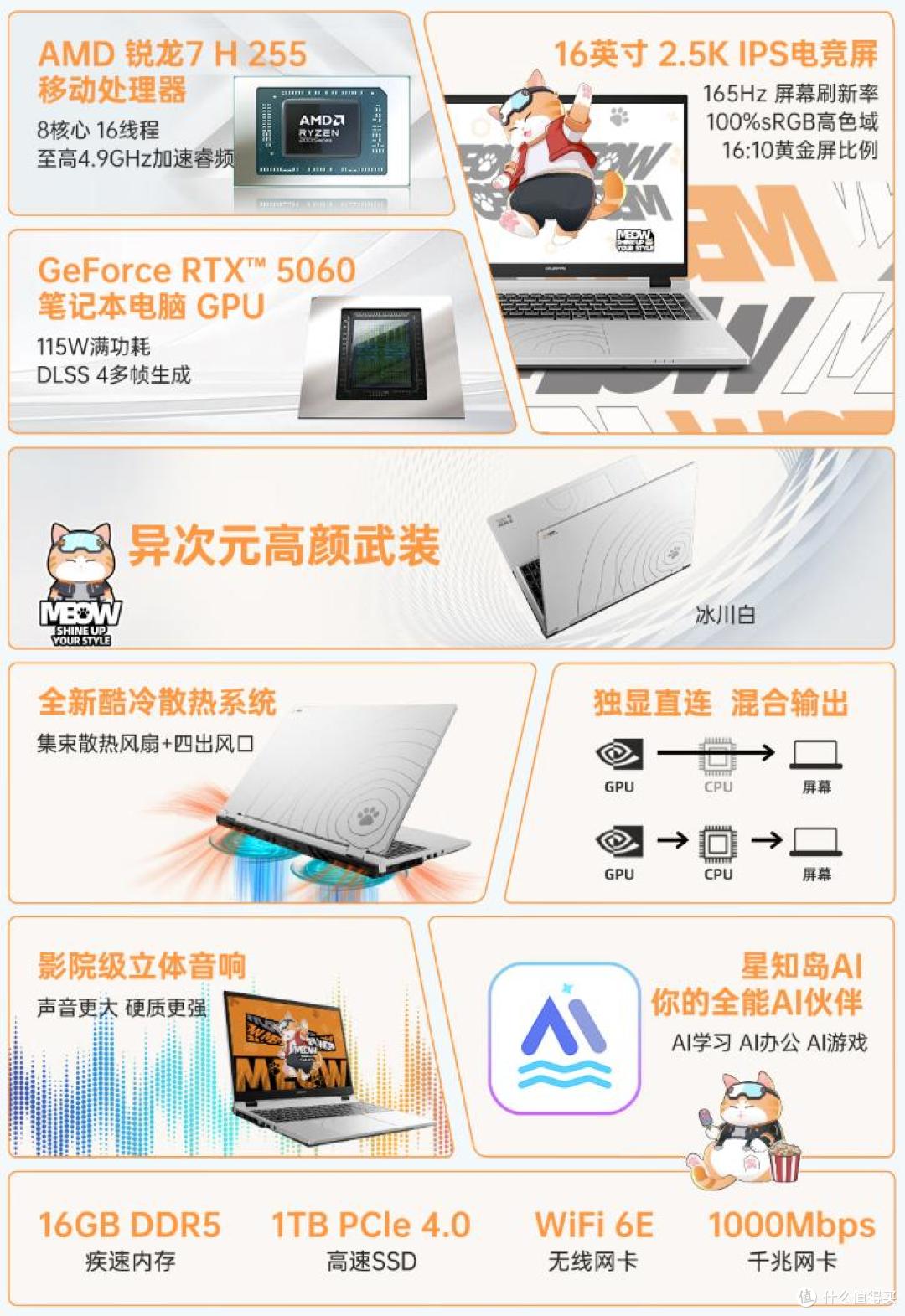 七彩虹COLORFIRE MEOW R16游戏本发布:国补到手价5599元