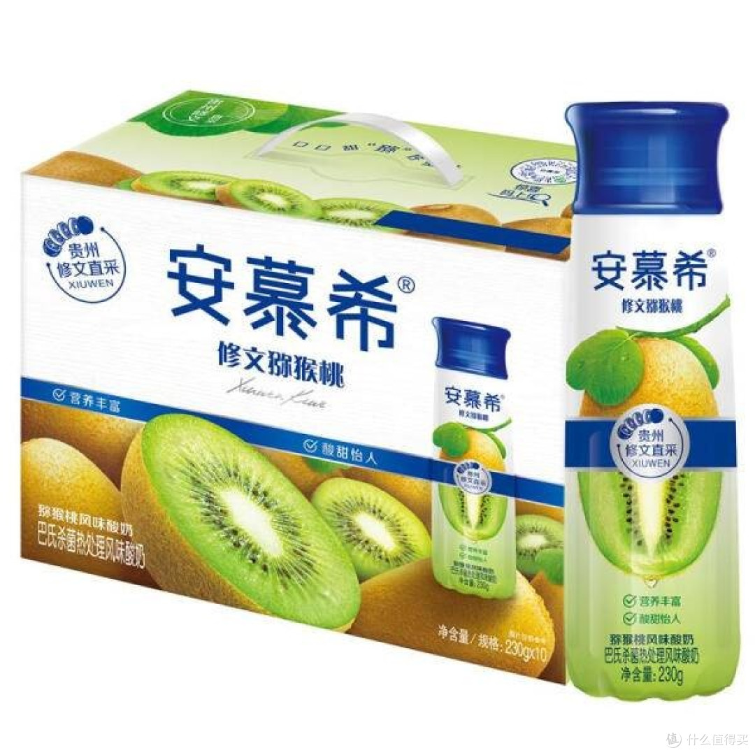 伊利安慕希修文猕猴桃奶昔风味酸奶,美味与健康的完美邂逅