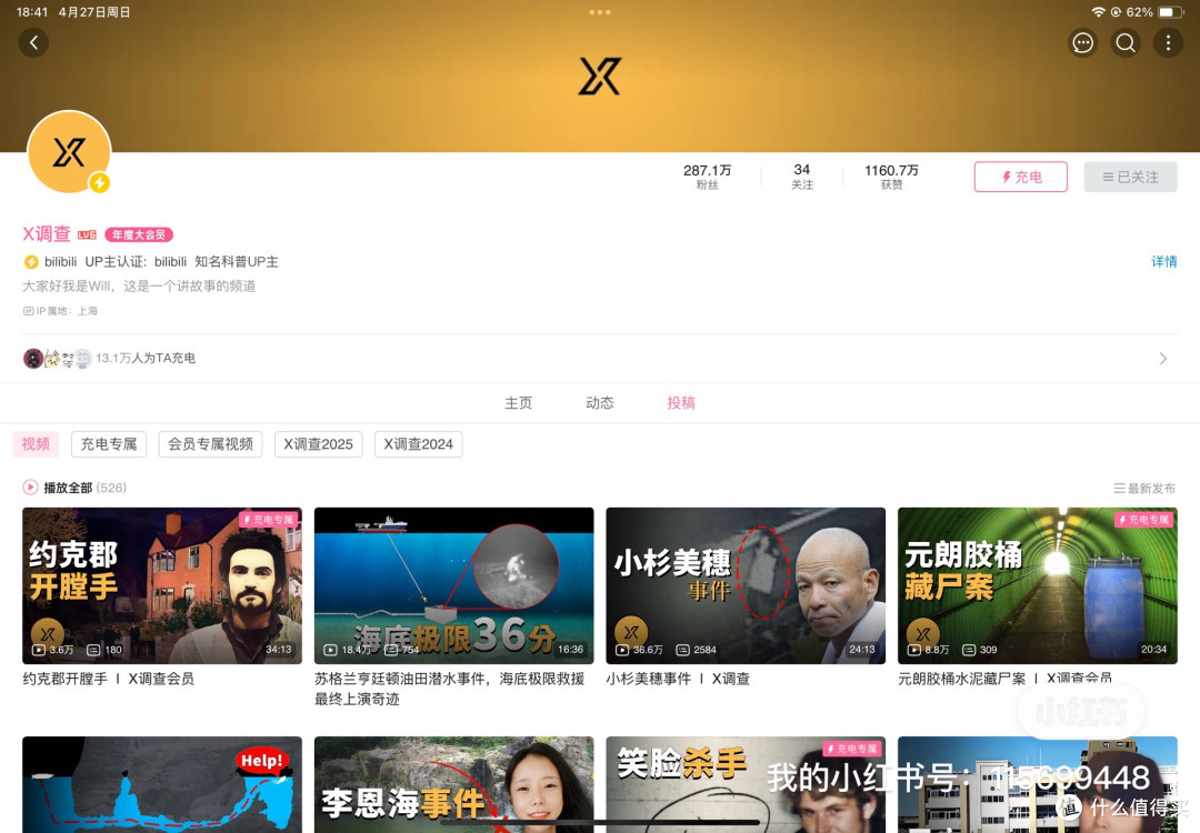 2019年首次接触罪案视频后的沉迷