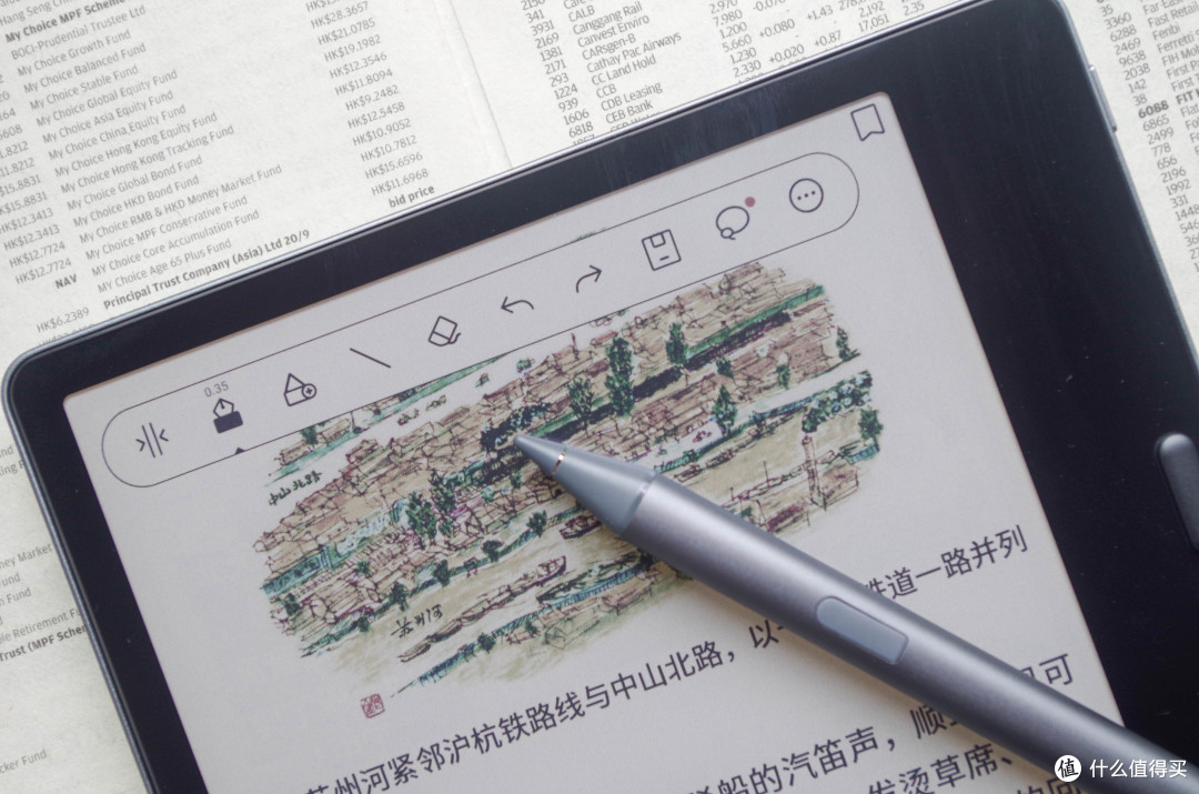 漫画神器+彩色手帐,聊文石Leaf5C彩墨阅读器