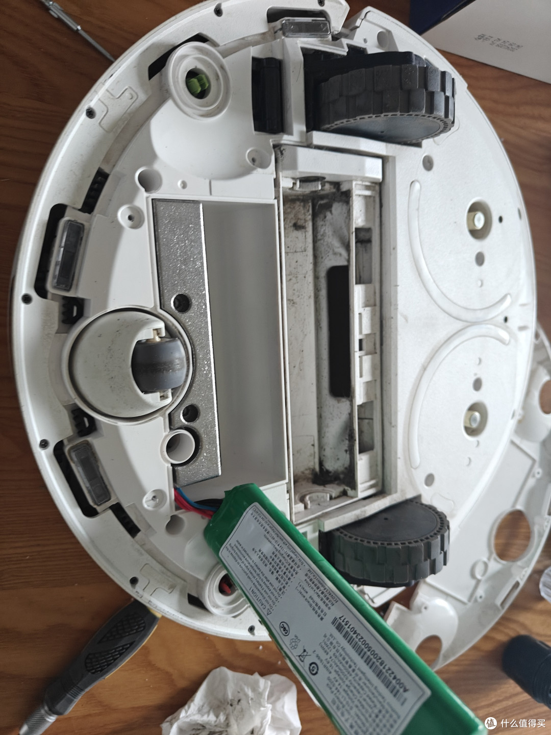 科沃斯扫拖机器人T10 Turbo顺时针转圈故障拆修排除