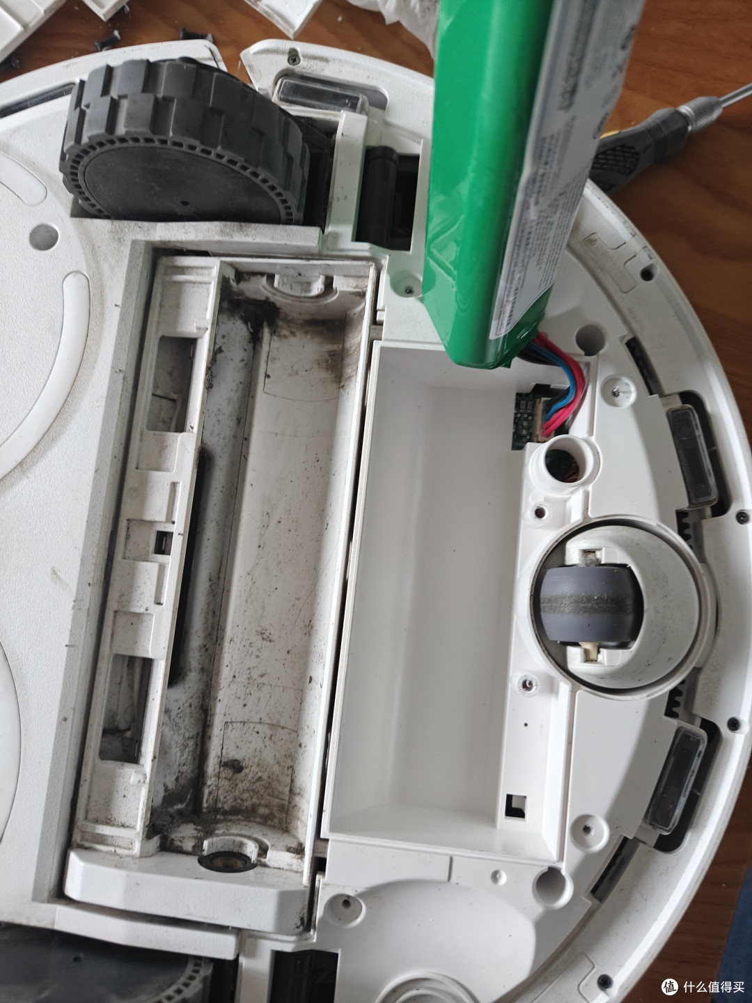 科沃斯扫拖机器人T10 Turbo顺时针转圈故障拆修排除