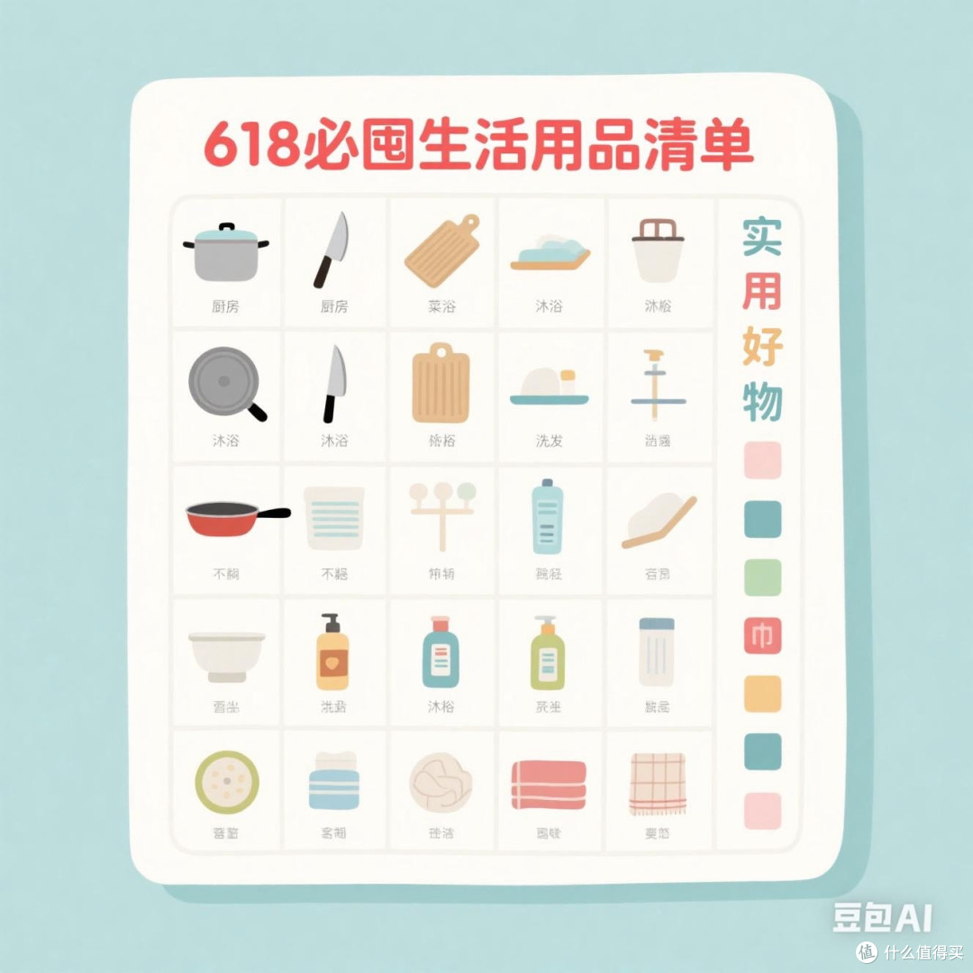 618必囤!从厨房到浴室的实用好物清单