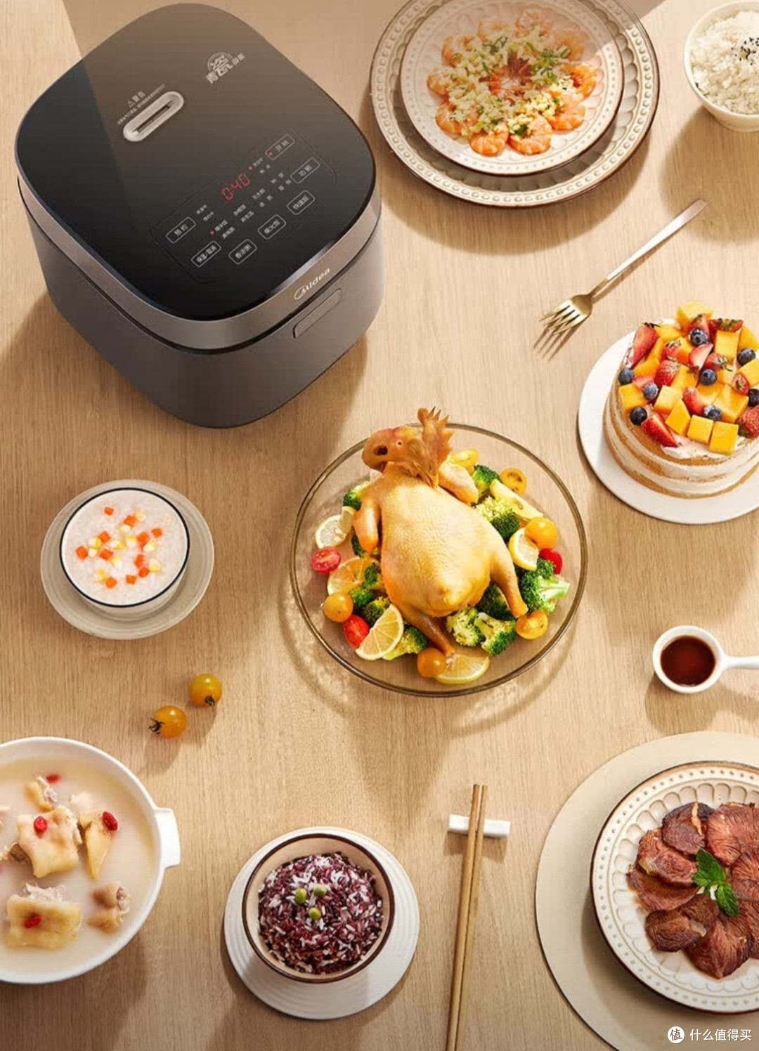 实测！美的MB-5E86电饭煲，4-5人家庭干饭神器！