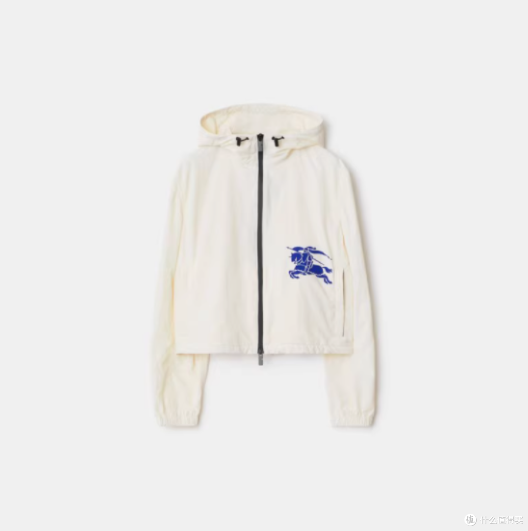 BURBERRY及腰短款尼龙连帽休闲外套:经典与时尚的完美邂逅