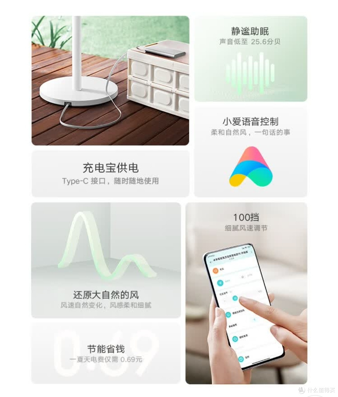 米家小米电风扇1X升级版落地扇必须拥有姓名!