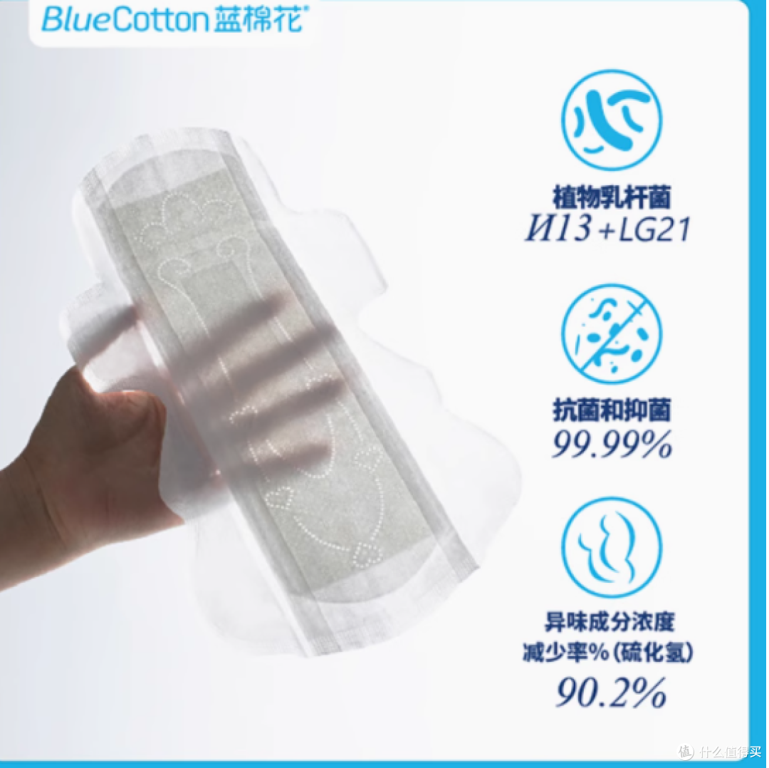 蓝棉花医护级益生菌卫生巾——给你经期最贴心的呵护