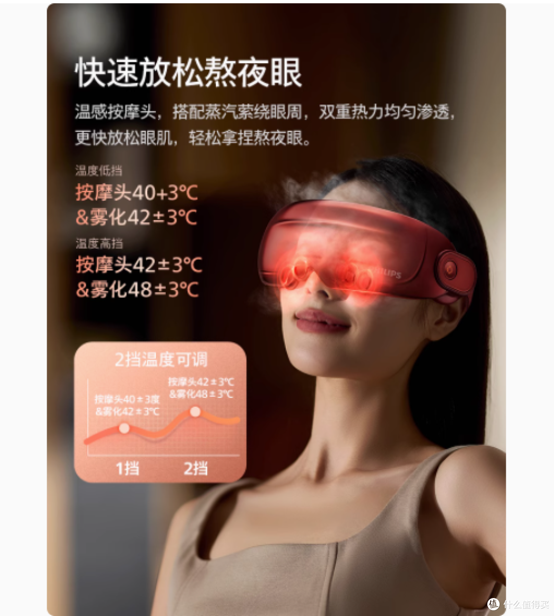 焕活双眸,畅享清晰视界——飞利浦PPM5204E眼部按摩仪