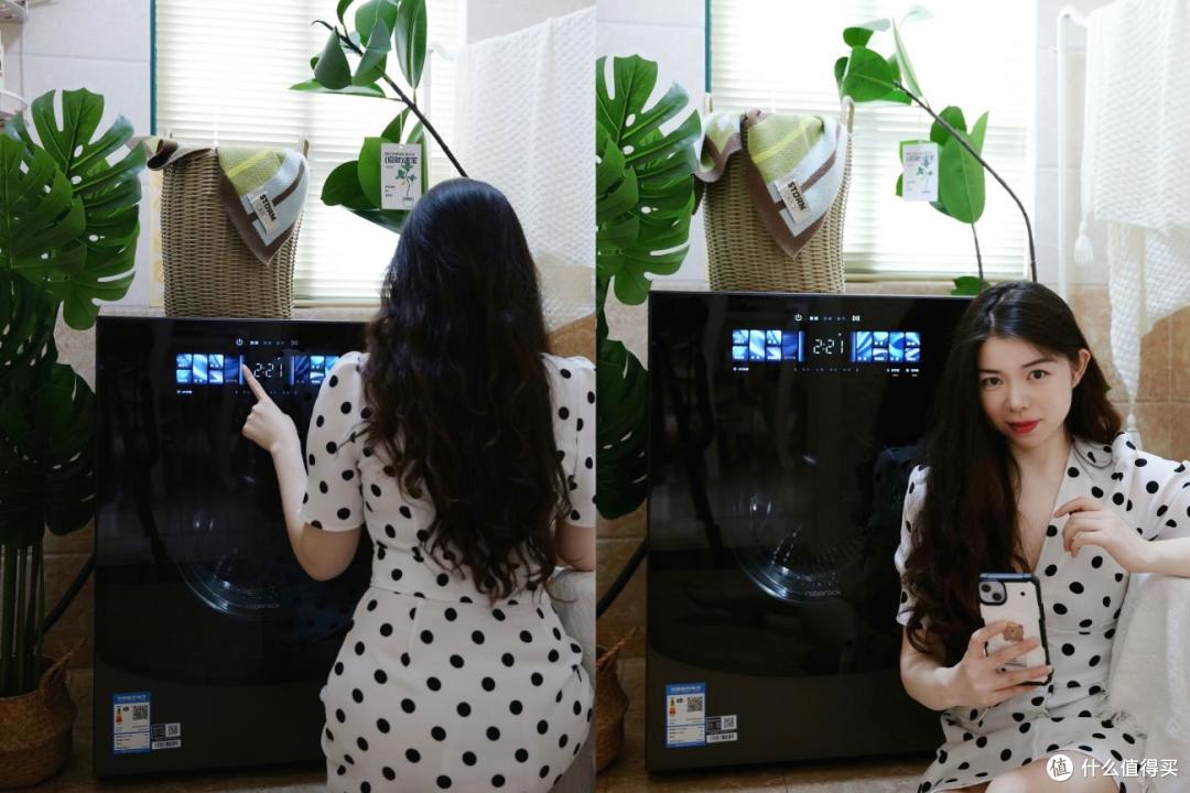 蒸汽除皱+分子筛低温烘=高定护衣,石头Z1 Plus洗烘一体机深度实测